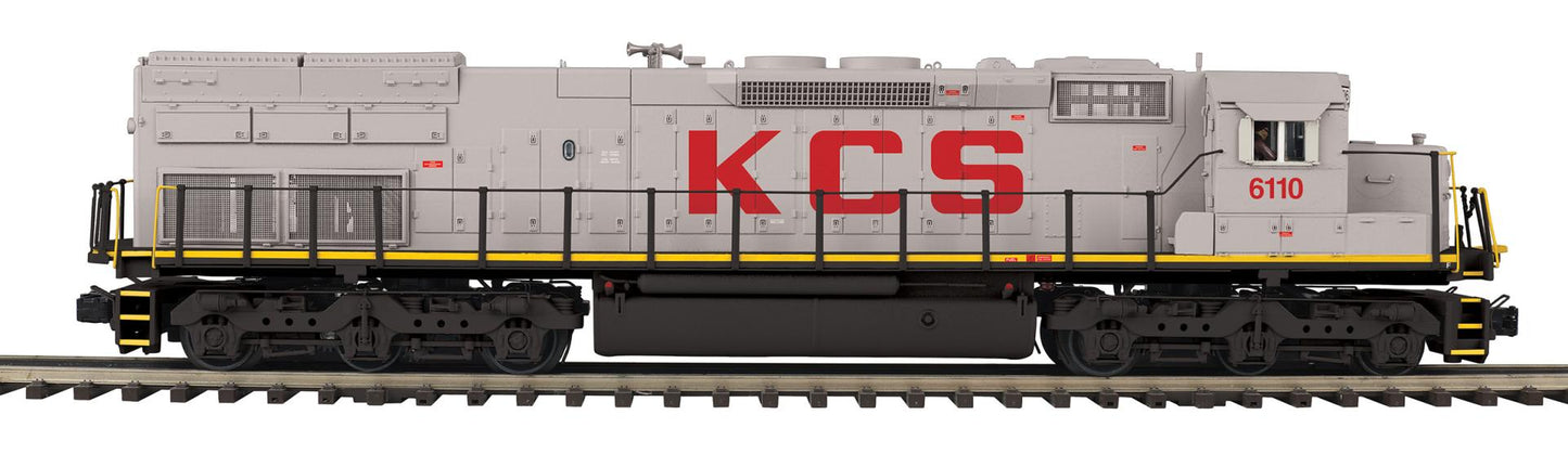MTH 20-22123-1 O Scale Premier Kansas City Southern SD40T-2 Tunnel Motor Diesel Engine w/Proto-Sound 3.0 (Hi-Rail Wheels)