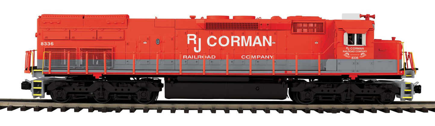 MTH 20-22124-1 O Scale Premier RJ Corman SD40T-2 Tunnel Motor Diesel Engine w/Proto-Sound 3.0 (Hi-Rail Wheels)