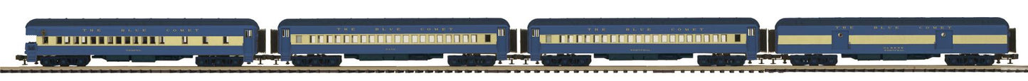 MTH 20-4008-3 Premier 4-Car 70' Madison Passenger Set Jersey Central