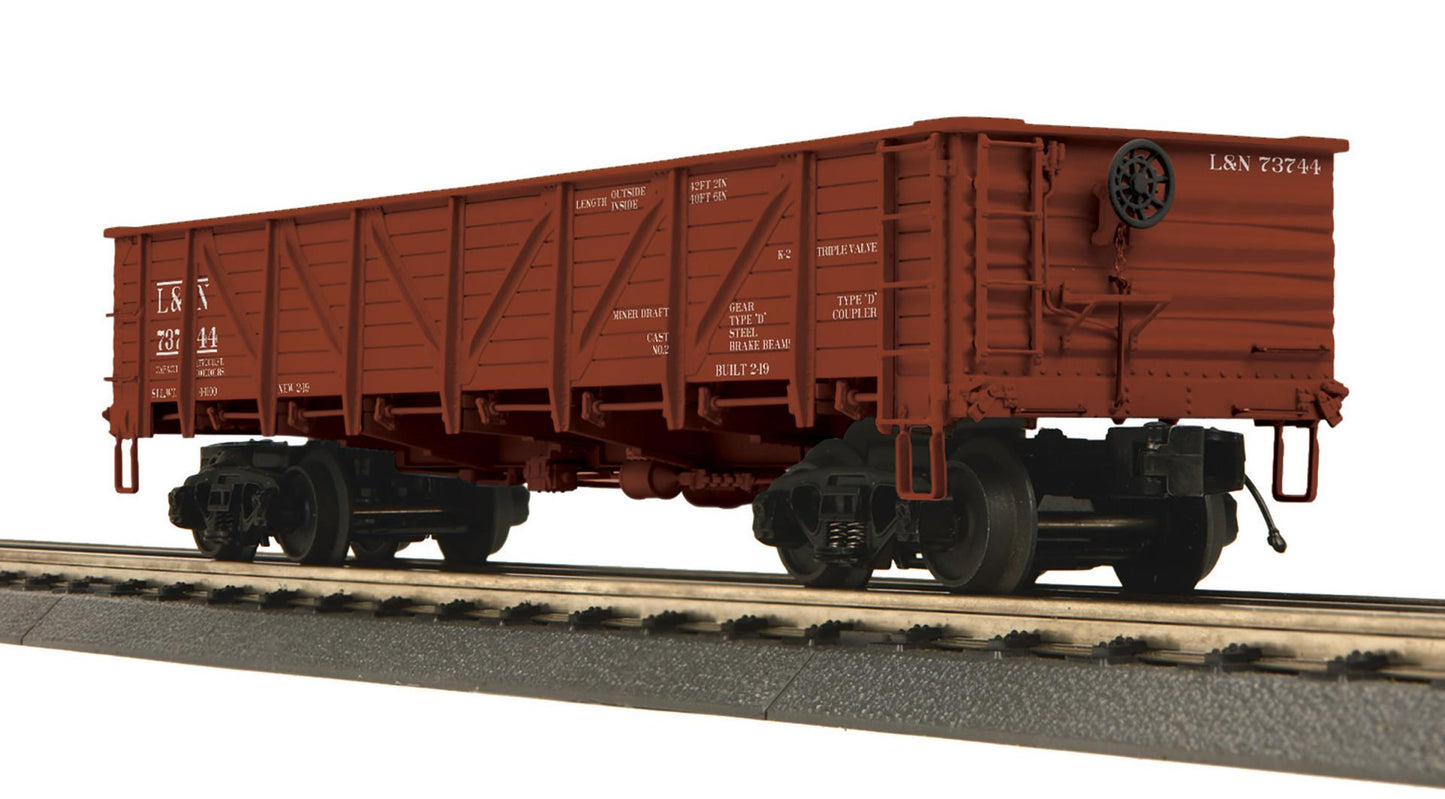 MTH 20-95965 O Scale Premier Louisville & Nashville 50 Ton Composite Drop Bottom Gondola Car