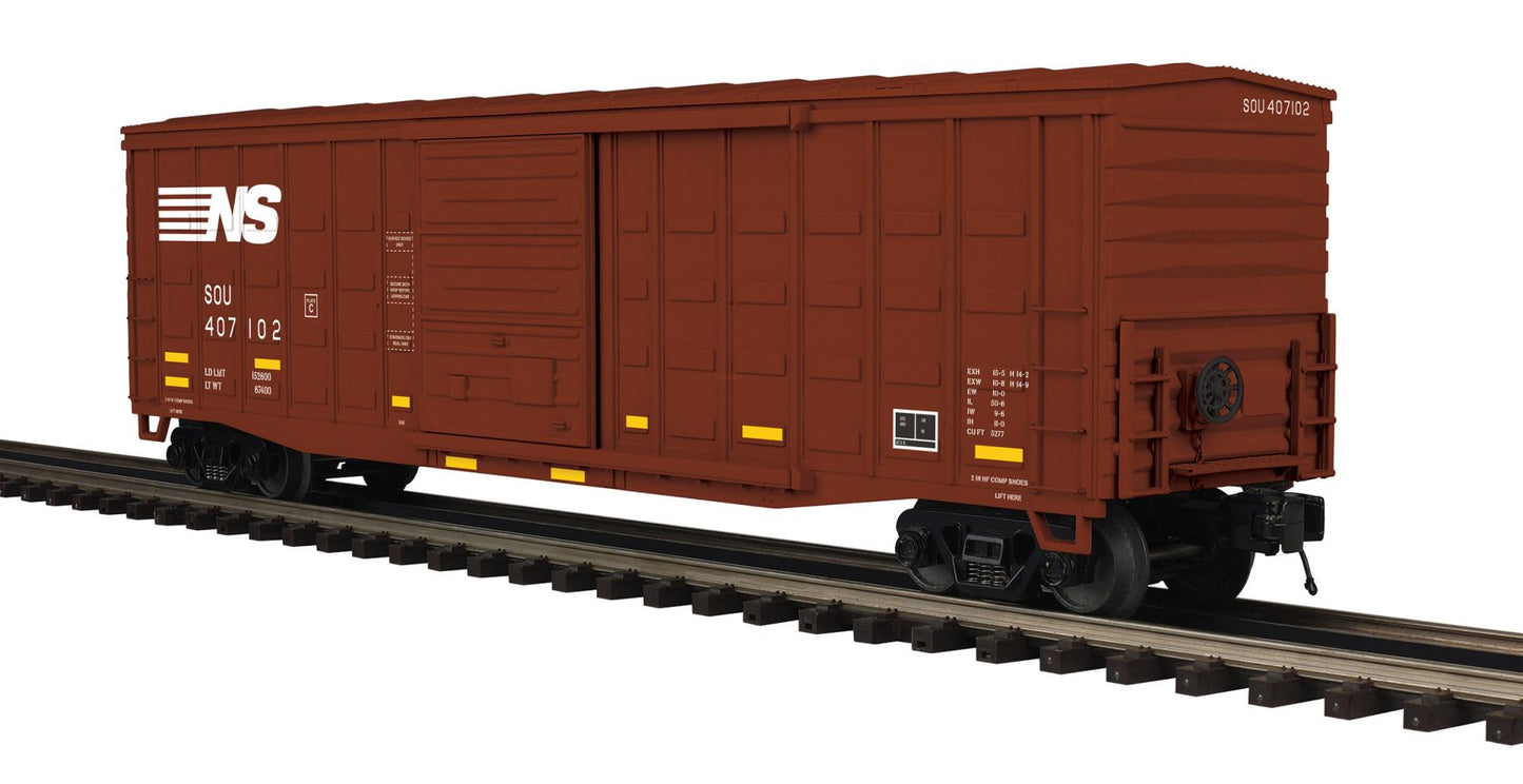 MTH 20-99567 O Scale Premier Norfolk Southern 50’ Waffle Box Car