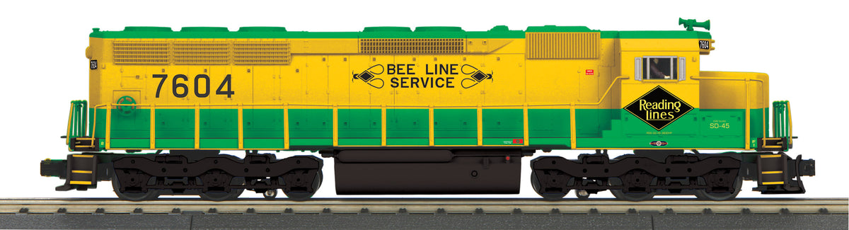 MTH 30-21436-1 O Gauge RailKing Reading #7604 SD-45 Diesel