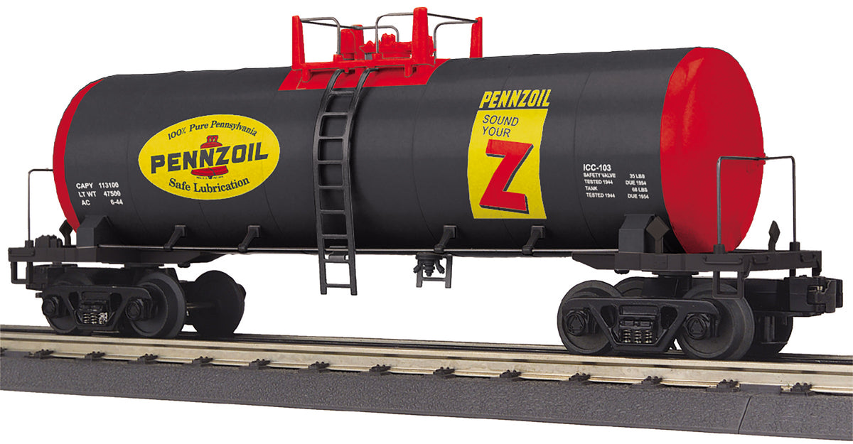 MTH 30-73684 O Gauge RailKing Pennzoil Modern Tank Car