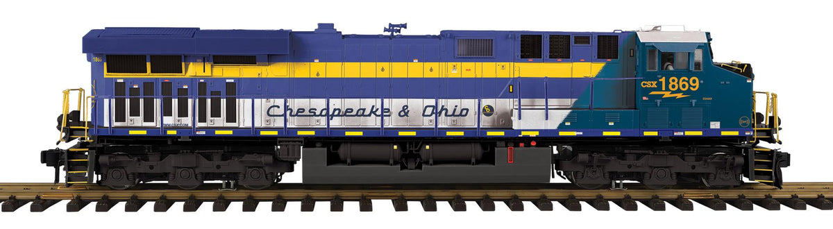 MTH 70-2200-1 One Gauge CSX (C&O) #1869 ES44AC Diesel