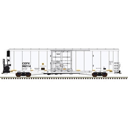 Atlas 3004171 Master Trinity 64' Reefer CIT Group/Capital Finance 4-Car Set #992115, #992117, #992130, #992138 White/Black
