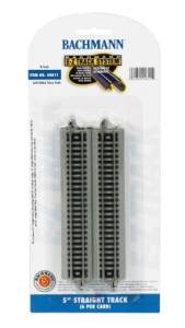 Bachmann 44811 5" Straight Nickel Silver Track