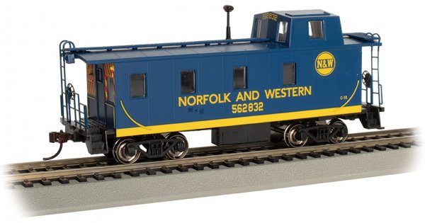 Bachmann 14003 Streamlined Caboose with Offset Cupola Norfolk Western #562832
