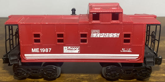 Lionel Modern Mopar Express Caboose #1987