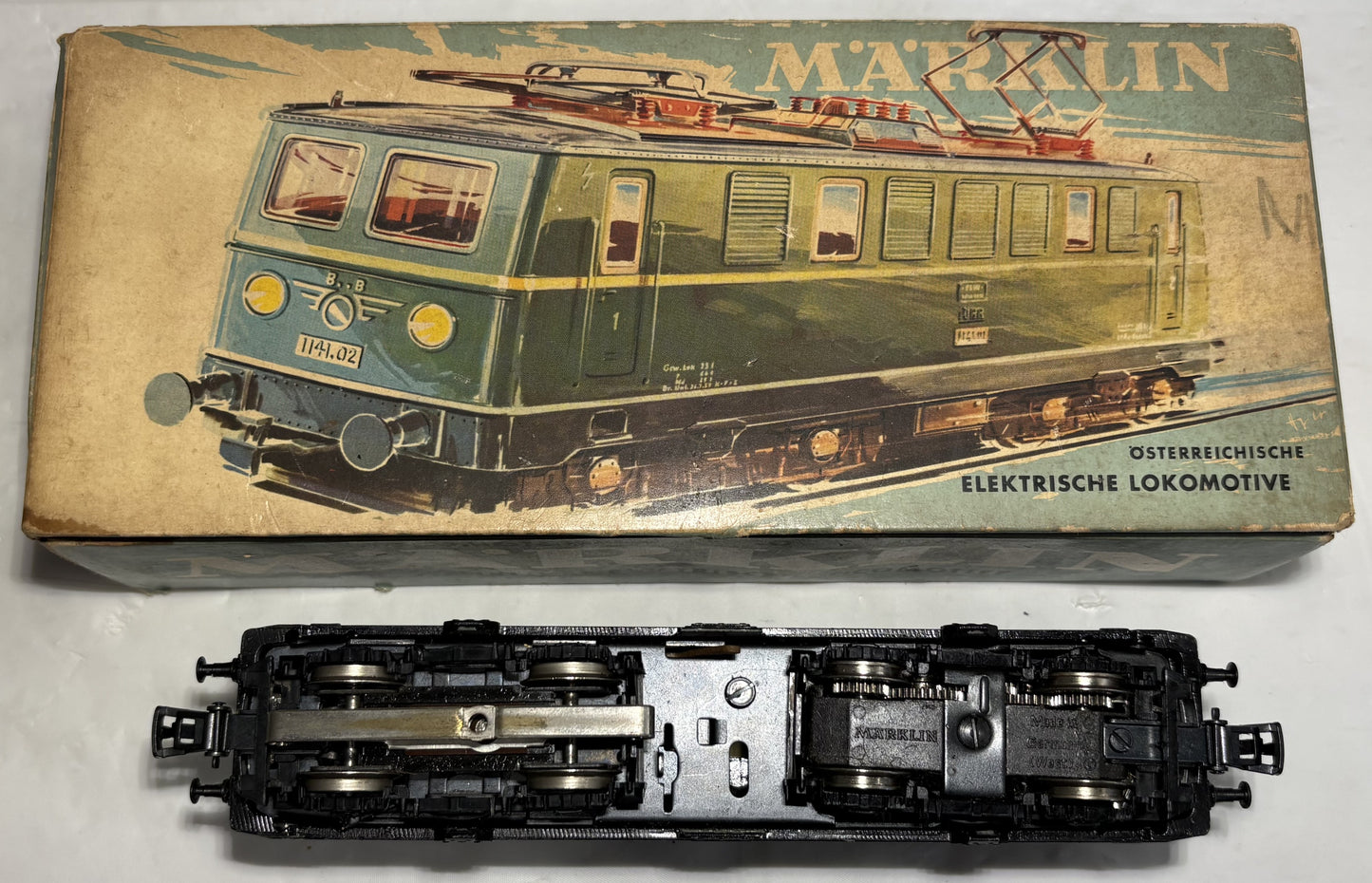 Marklin 3036 Diecast OBB Green Electric Engine #1141.02