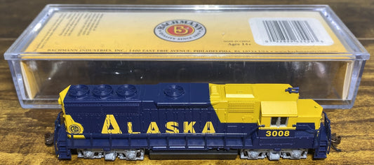 Bachmann 63558 N Alaska Railroad EMD GP40 Diesel Locomotive #3008