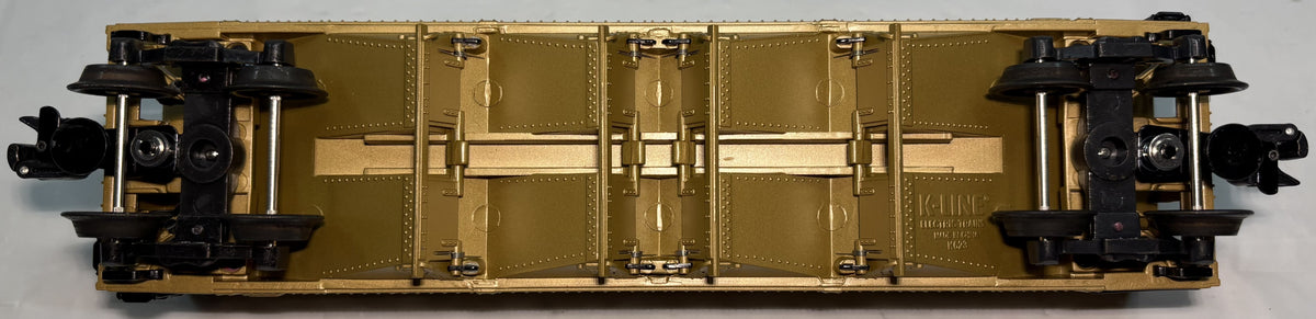 K-Line K623-1898 O Gauge Pennsylvania Gold Diecast 4-Bay Coal Hopper Train Cars