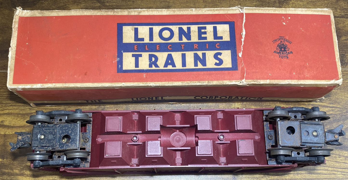 Lionel Post War 6436-25 Lehigh Valley Quad Hopper Red