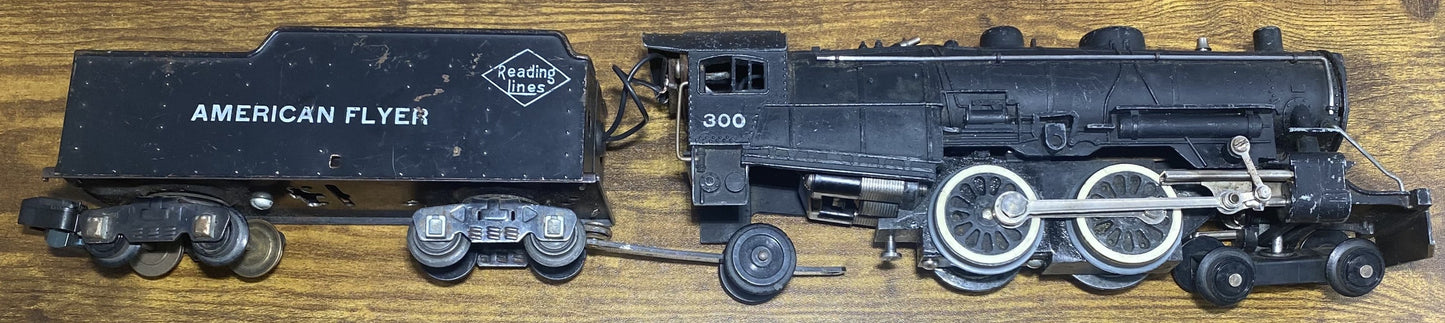 American Flyer #300 Steam Locomotive and Tender