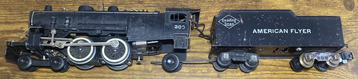 American Flyer #300 Steam Locomotive and Tender