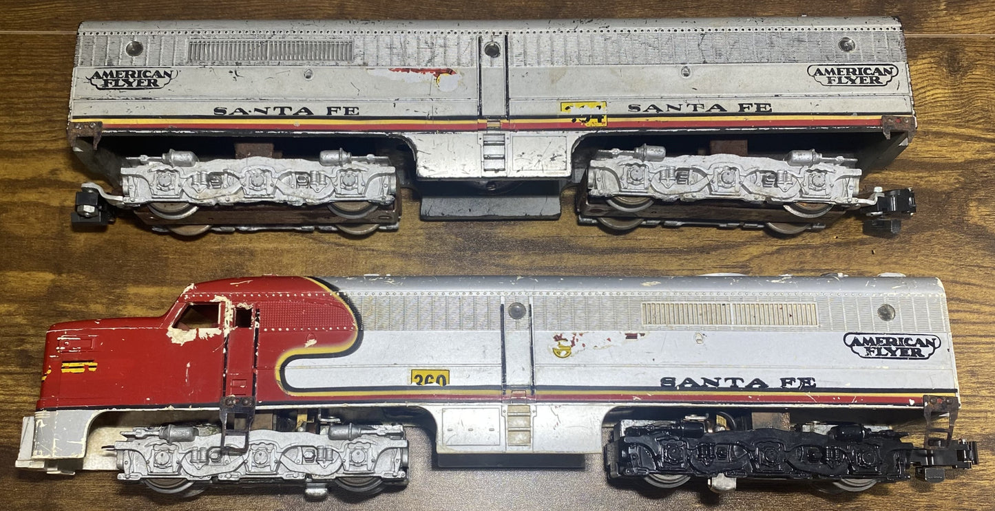 American Flyer #362 Santa Fe #360/361 PA/PB