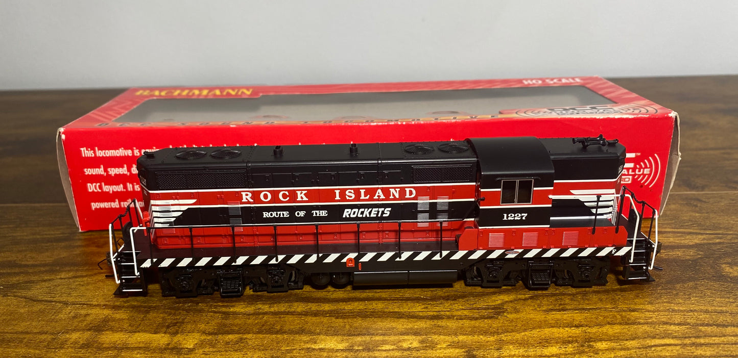 Bachmann 65603 HO Rock Island GP7 Diesel Locomotive #1227