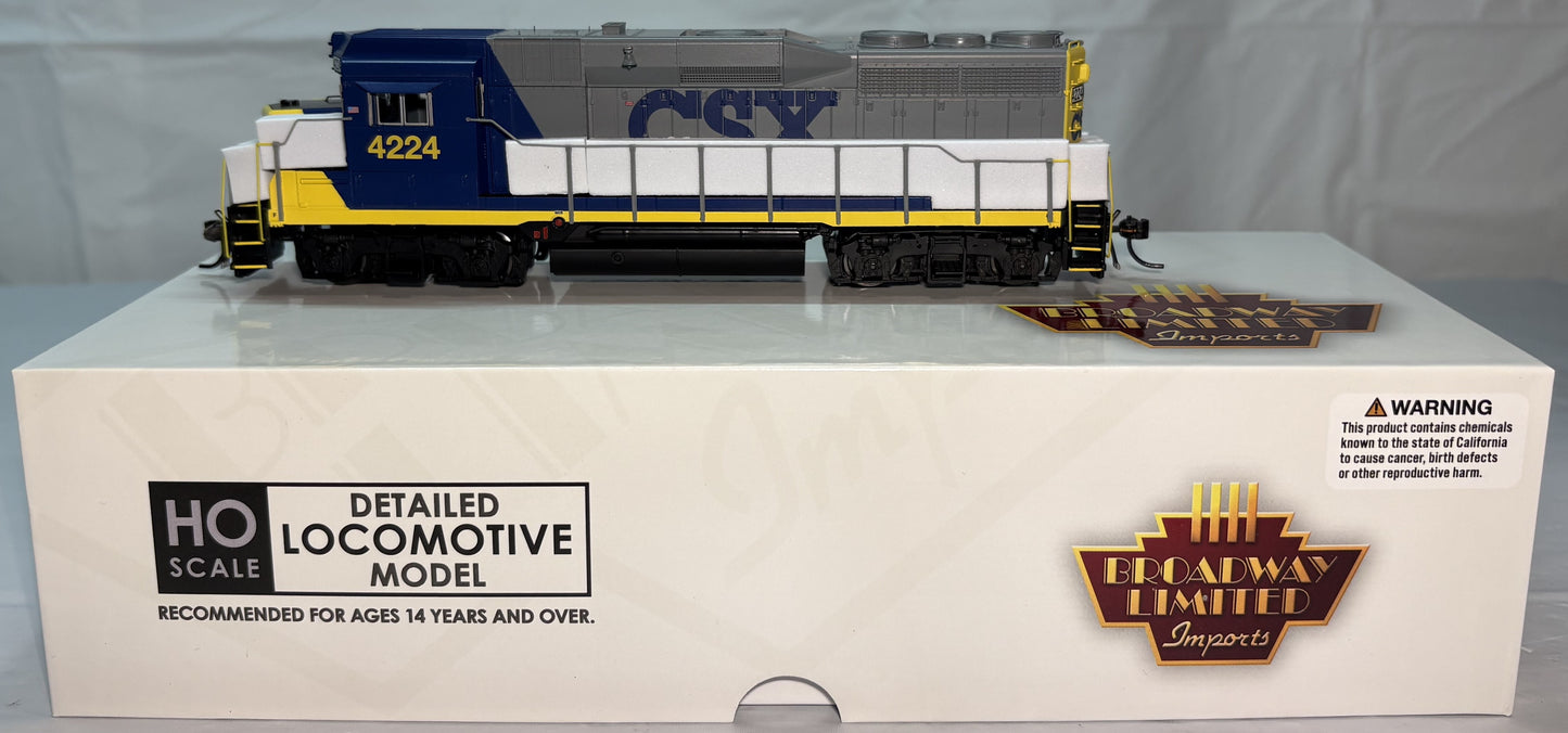 Broadway Limited 7568 P4 GP30 Diesel CSX #4224/YN2 DC/DCC Sound