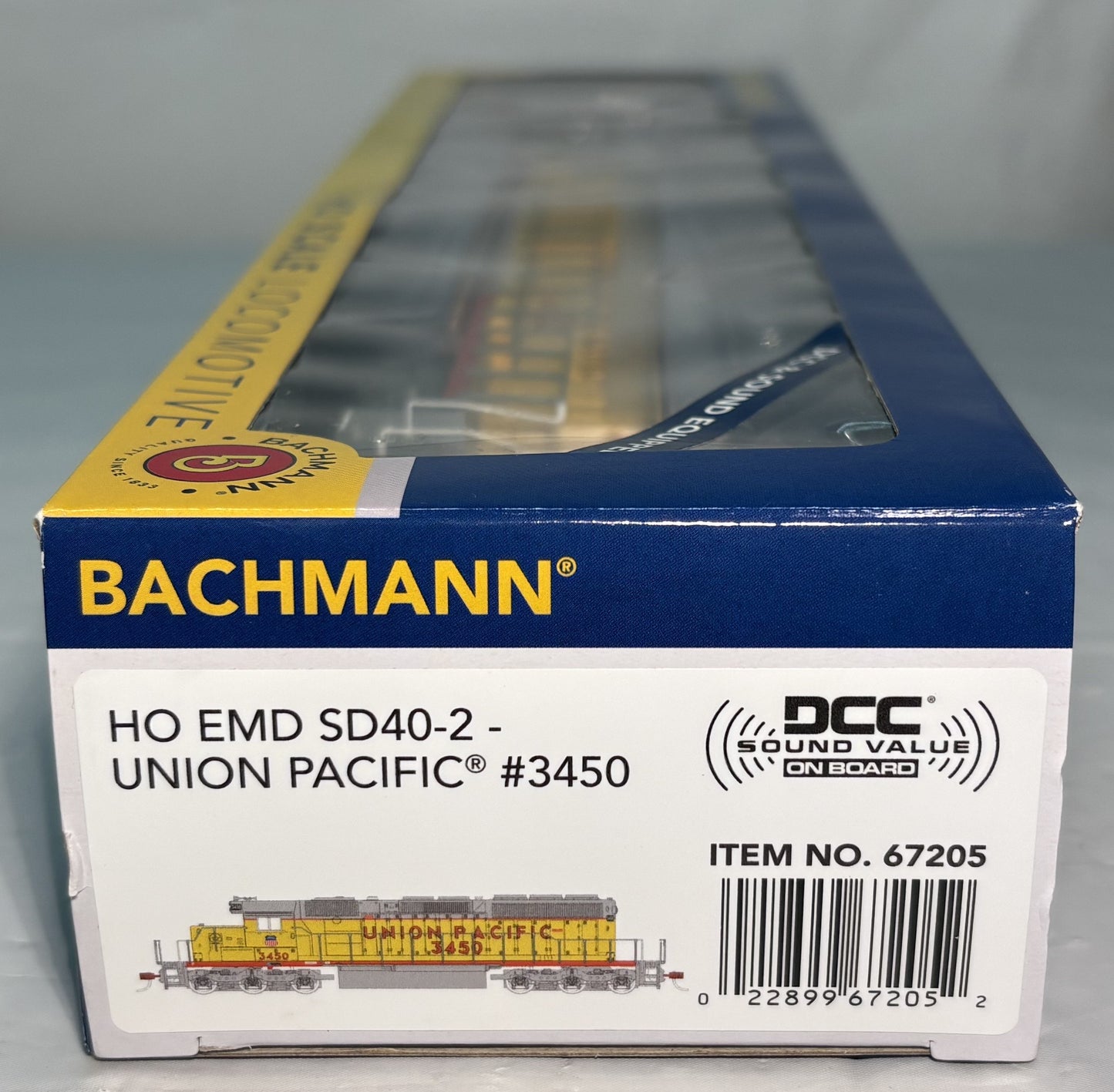Bachmann 67205 Union Pacific #3450 SD40-2 Diesel Loco w/ DCC Sound Value on Board