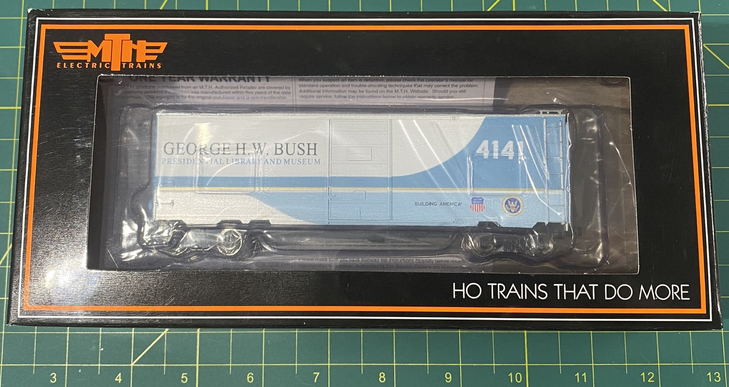 George H. Bush HO Scale MTH 85-74168 HO 40’ PS-1 Box Car