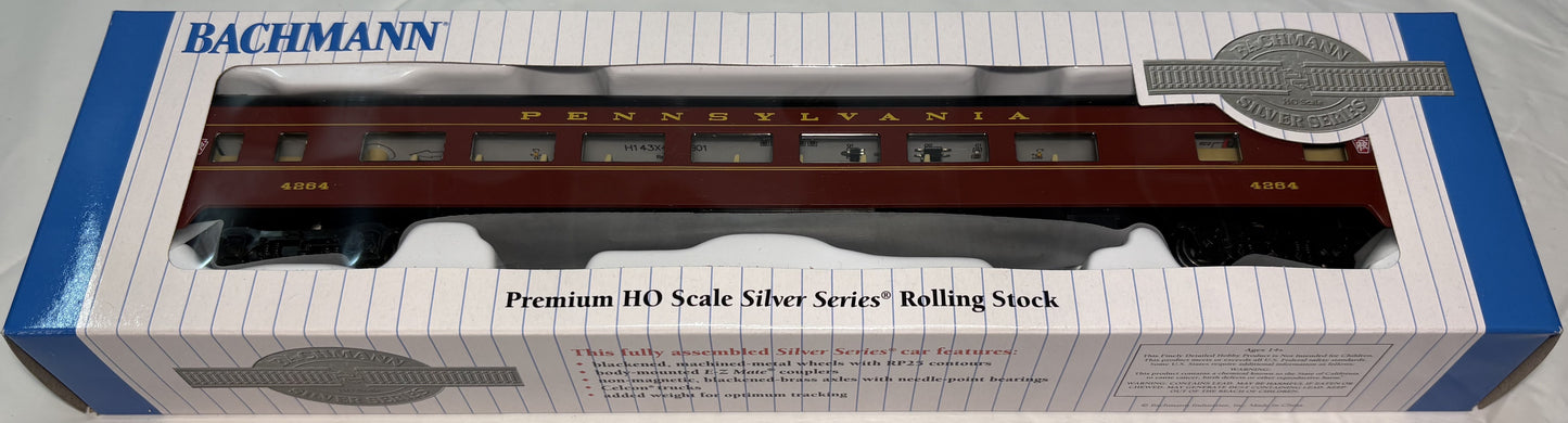 Bachmann 14201 Smooth-Side Coach w/ Lighted Interior Pennsylvania Railroad #4264