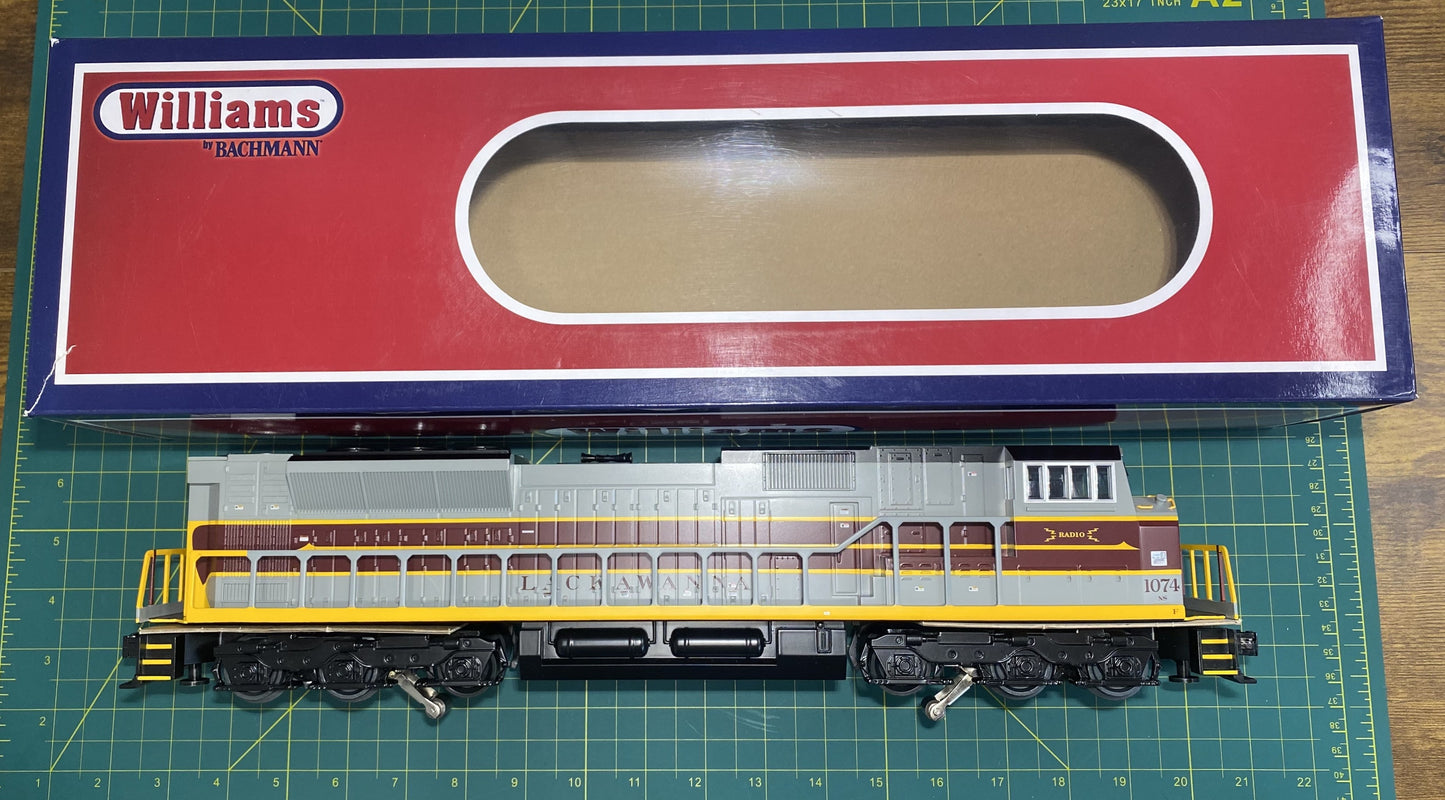 Williams 21830 O Lackawanna NS Heritage EMD SD90 3-Rail Diesel Locomotive #1074