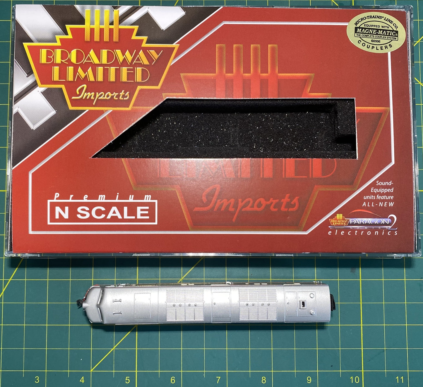 Broadway Limited 3224 N Scale Chicago, Burlington & Quincy EMD E7A Paragon2 #9917B