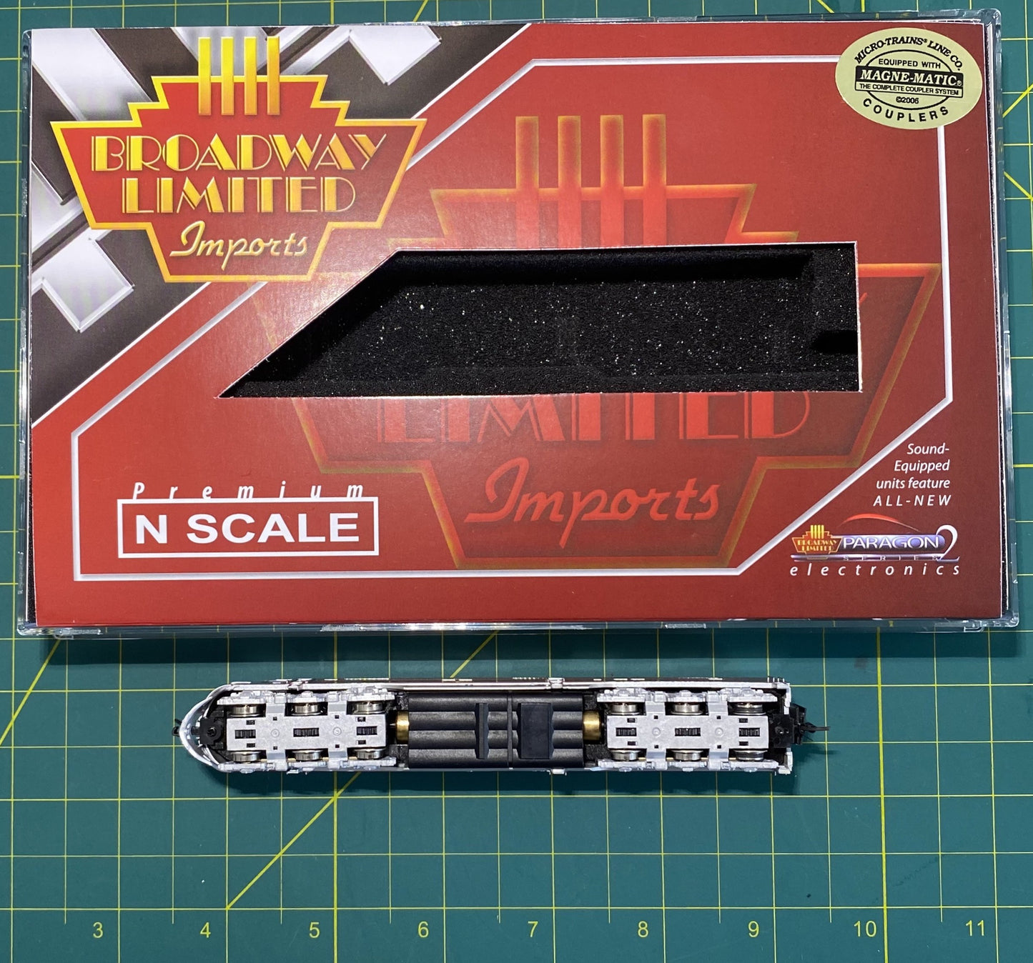 Broadway Limited 3224 N Scale Chicago, Burlington & Quincy EMD E7A Paragon2 #9917B