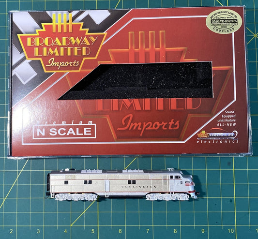 Broadway Limited 3225 N Chicago, Burlington & Quincy EMD E7A Paragon2 #9919B