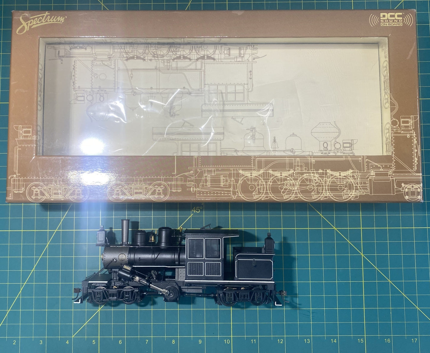 Bachmann 28603 On30 Painted & Unlettered 28-Ton Two-Truck Climax w/Sound & DCC