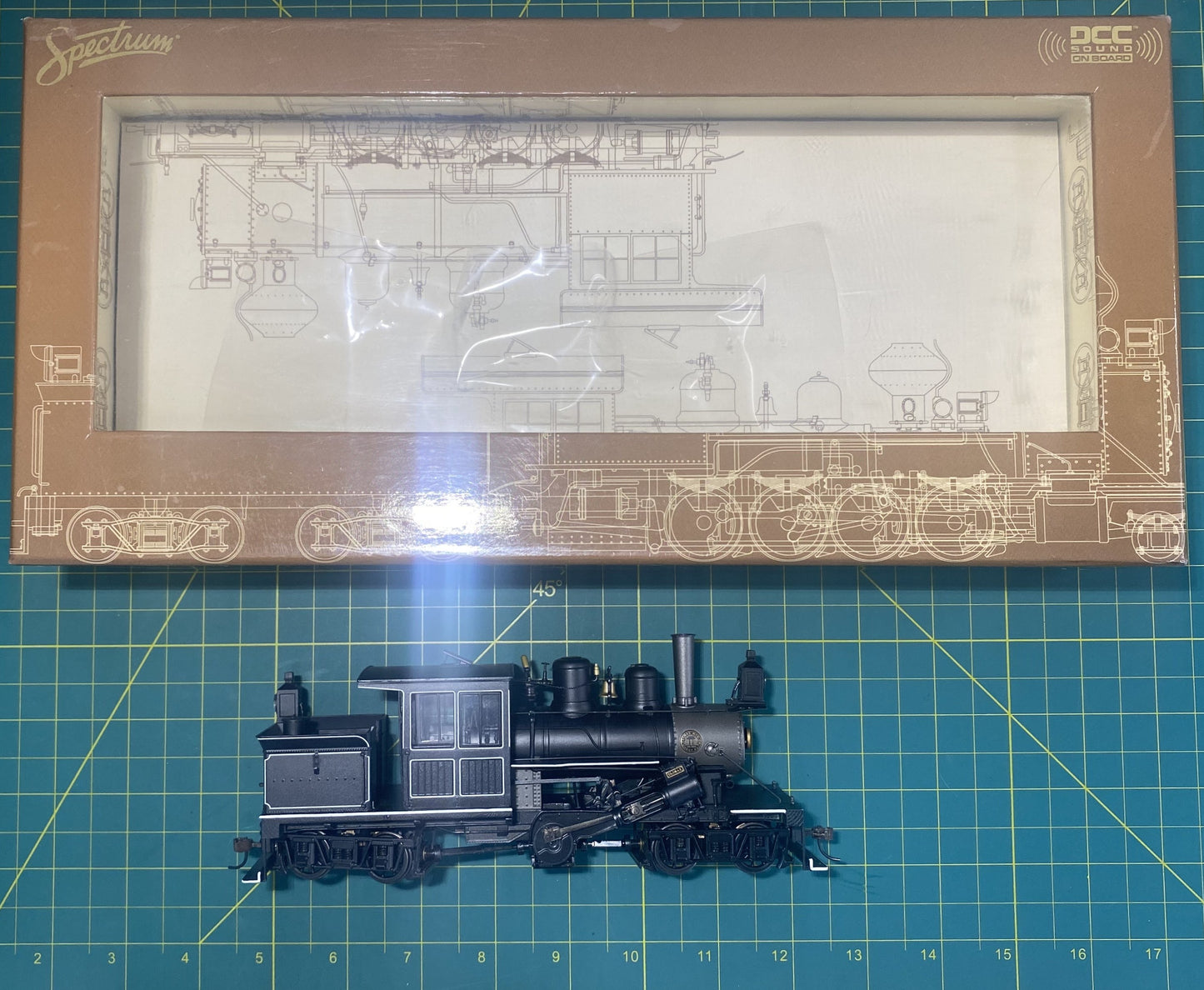 Bachmann 28603 On30 Painted & Unlettered 28-Ton Two-Truck Climax w/Sound & DCC