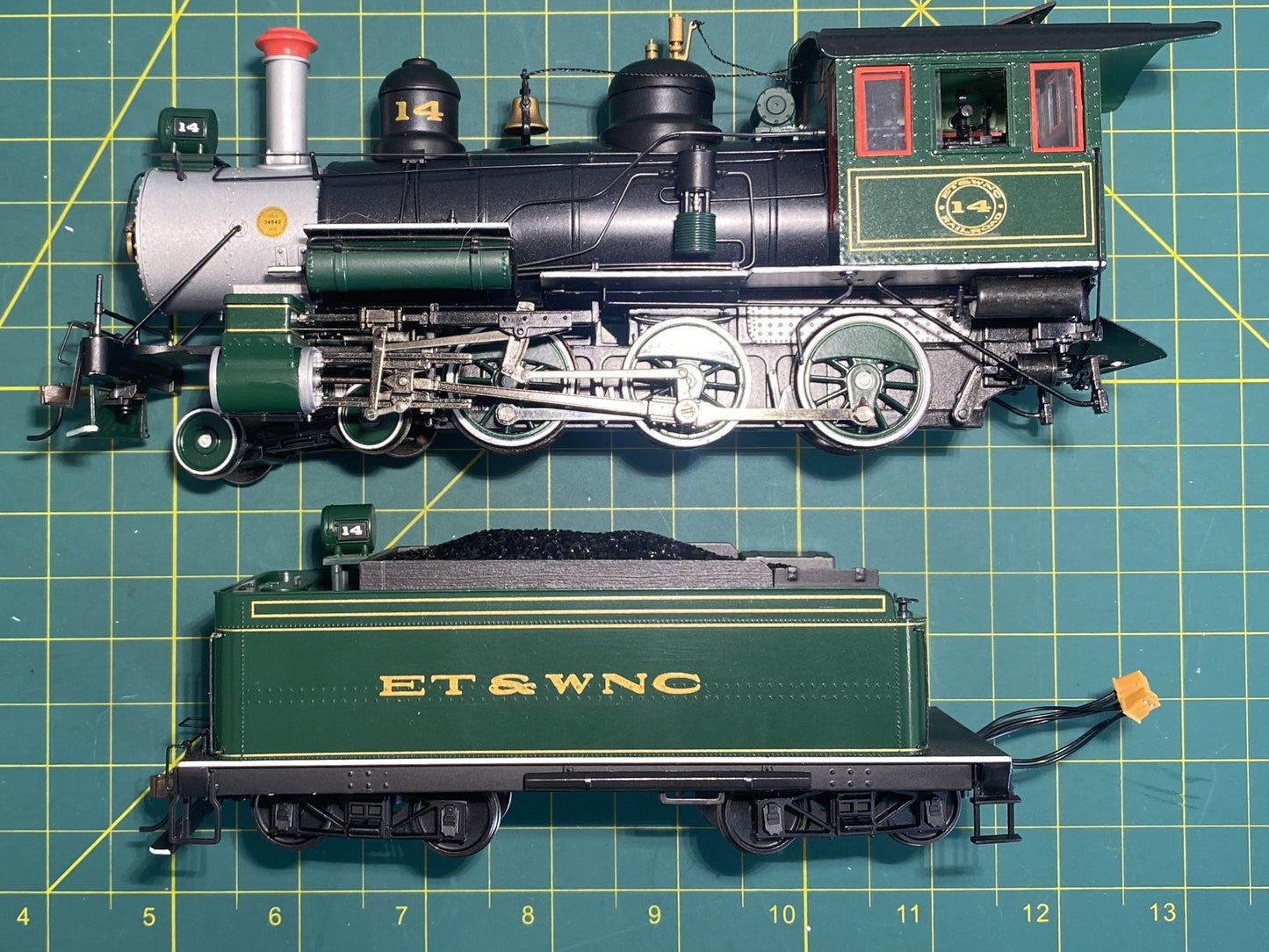 Spectrum 28905 On30 Baldwin 4-6-0 Steam Loco DCC w/Sound ET&WNC #14 w/Steel Cab