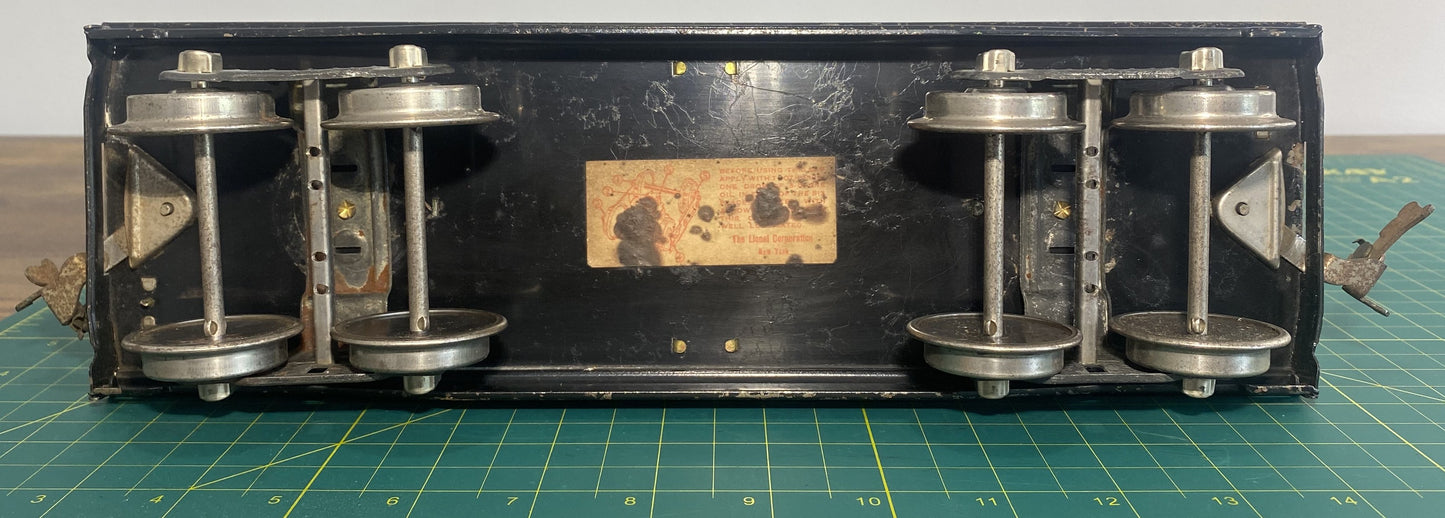 Lionel Pre War 215 Green Oil Tank Car STD Gauge