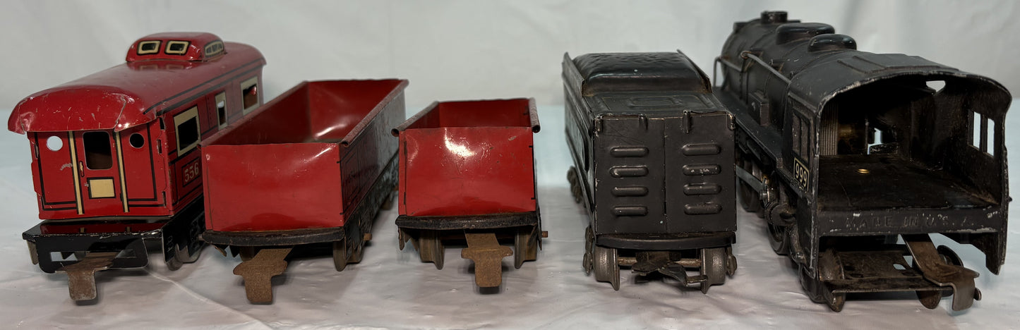 Marx 999 Steam Freight Train New York Central