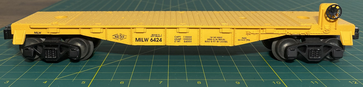 Lionel #6-16978 Milwaukee Road Flat Car w/out P&H Power Shovel
