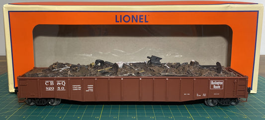 Lionel #6-82863 Chicago, Burlington & Quincey PS-5 Gondola's with Load