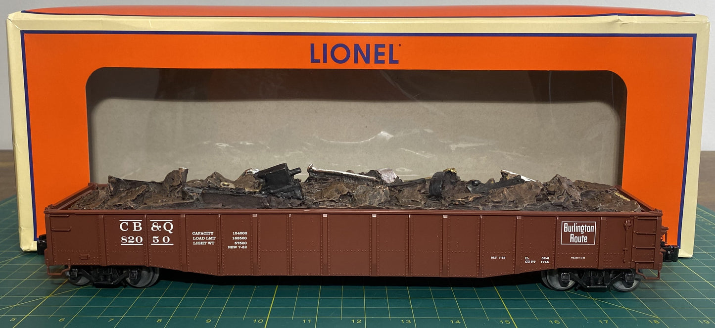 Lionel #6-82863 Chicago, Burlington & Quincey PS-5 Gondola's with Load