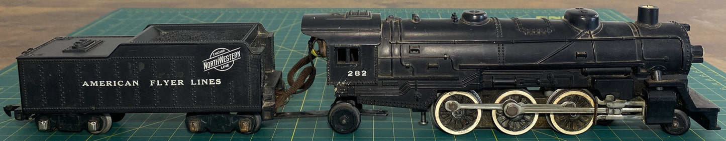 American Flyer #282 Steam Locomotive and Tender