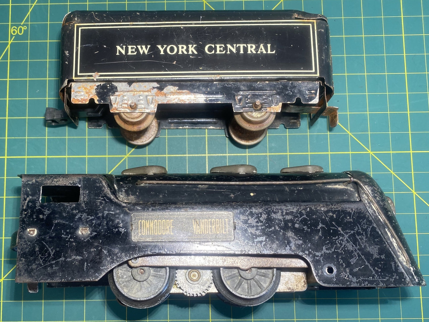 Marx Steam Locomotive and Tender #594