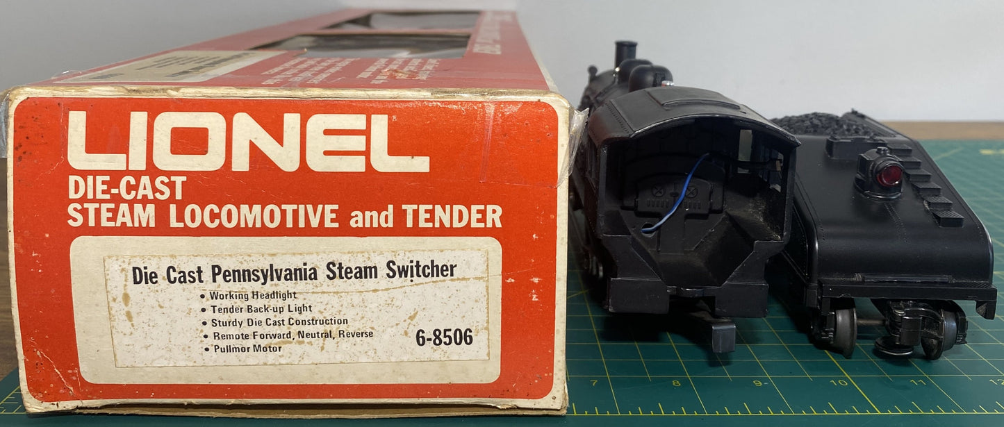 Lionel 6-8506 Pennsylvania Steam 0-4-0 Switcher & Tender