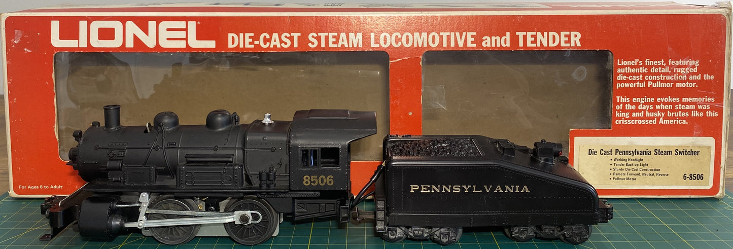 Lionel 6-8506 Pennsylvania Steam 0-4-0 Switcher & Tender