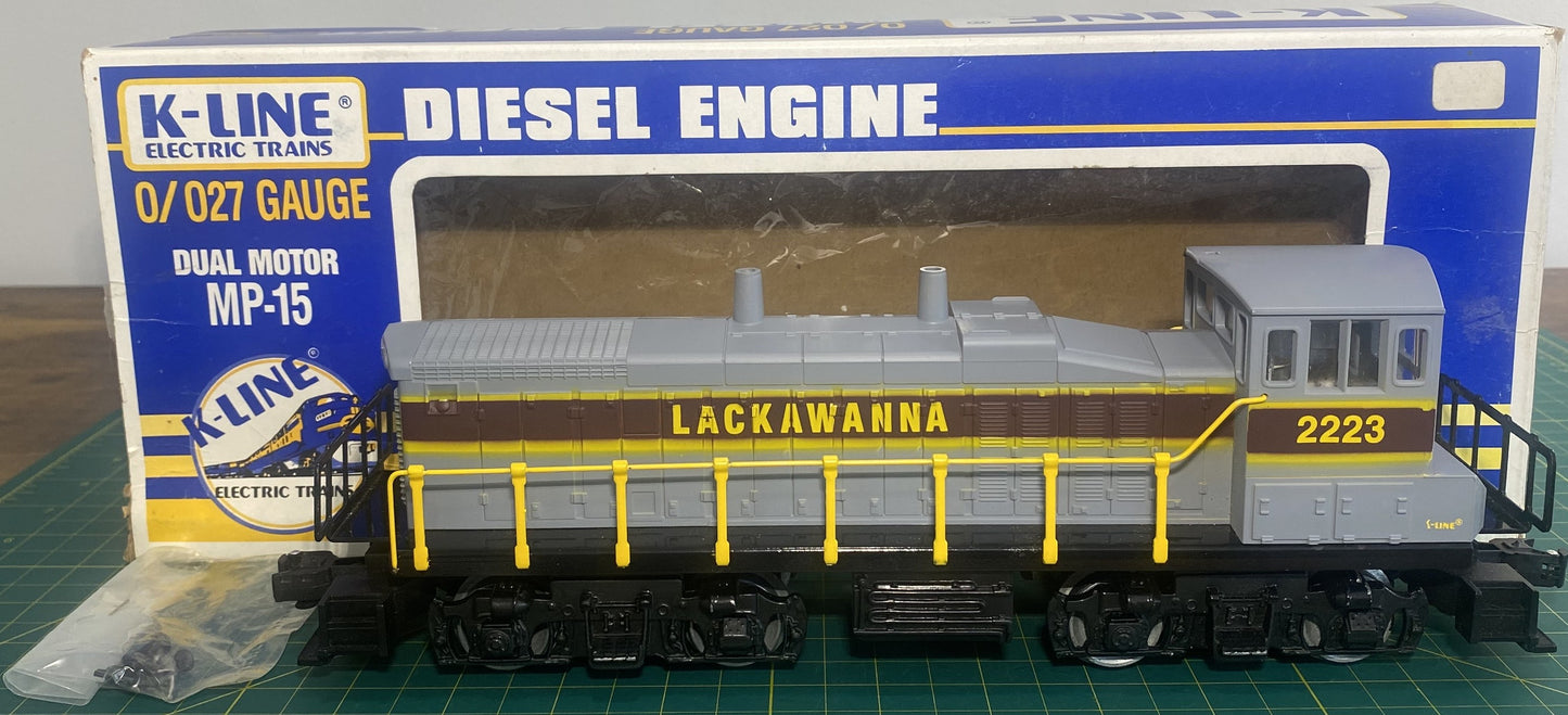 K-Line K-3222 Lackawanna MP15 Diesel Locomotive #2223
