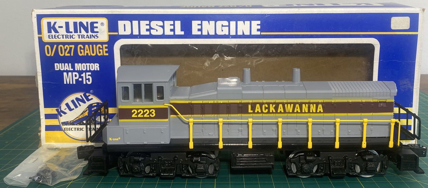 K-Line K-3222 Lackawanna MP15 Diesel Locomotive #2223