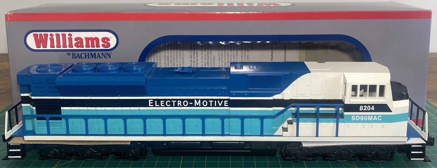 Williams 21803 Electro-Motive Demonstrator SD90 MAC Diesel Locomotive #8204