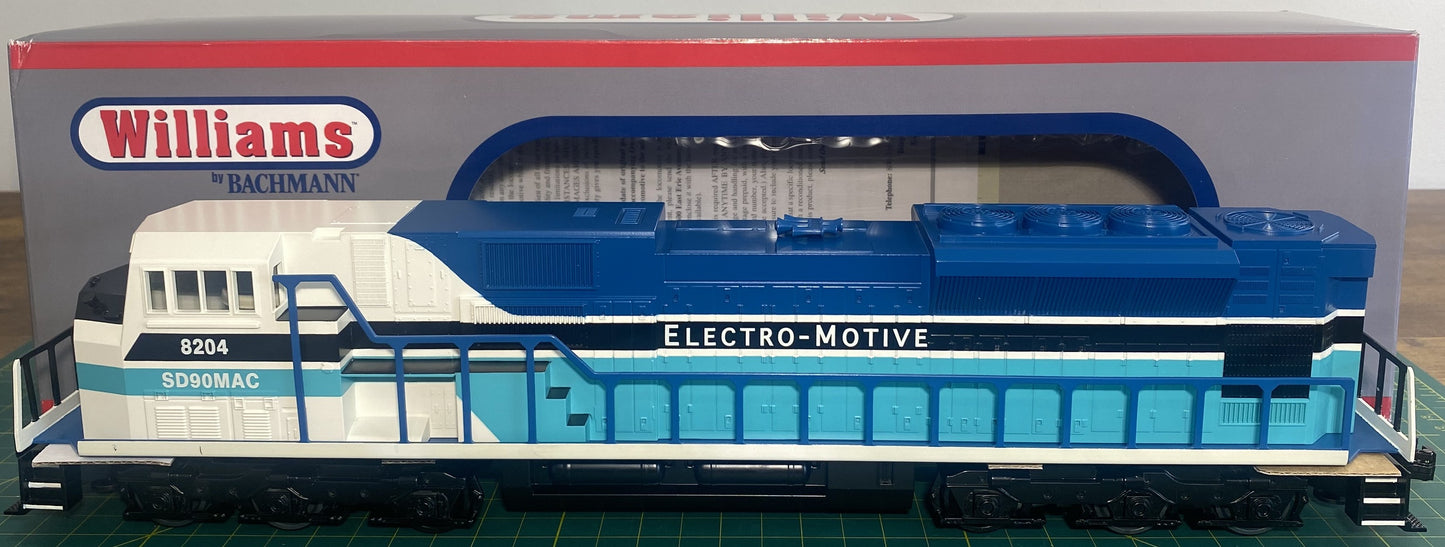 Williams 21803 Electro-Motive Demonstrator SD90 MAC Diesel Locomotive #8204