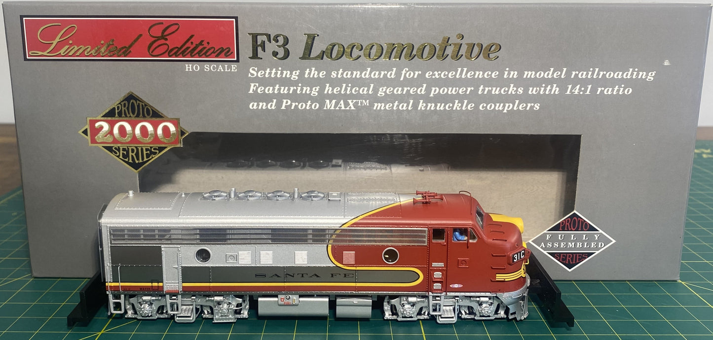 PROTO 2000 # 920-41273 Diesel EMD F3A Powered w/Sound & DCC Santa Fe