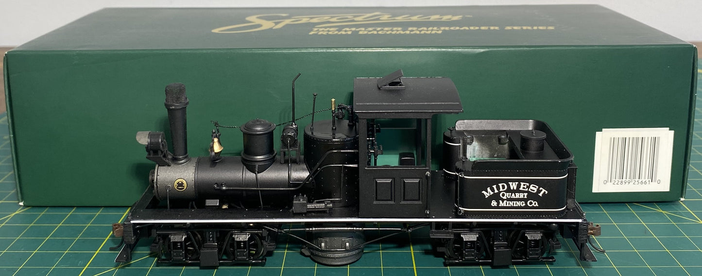 Bachmann 25661 On30 Midwest Quarry & Mining Co. Two-Truck Shay Steam Locomotive