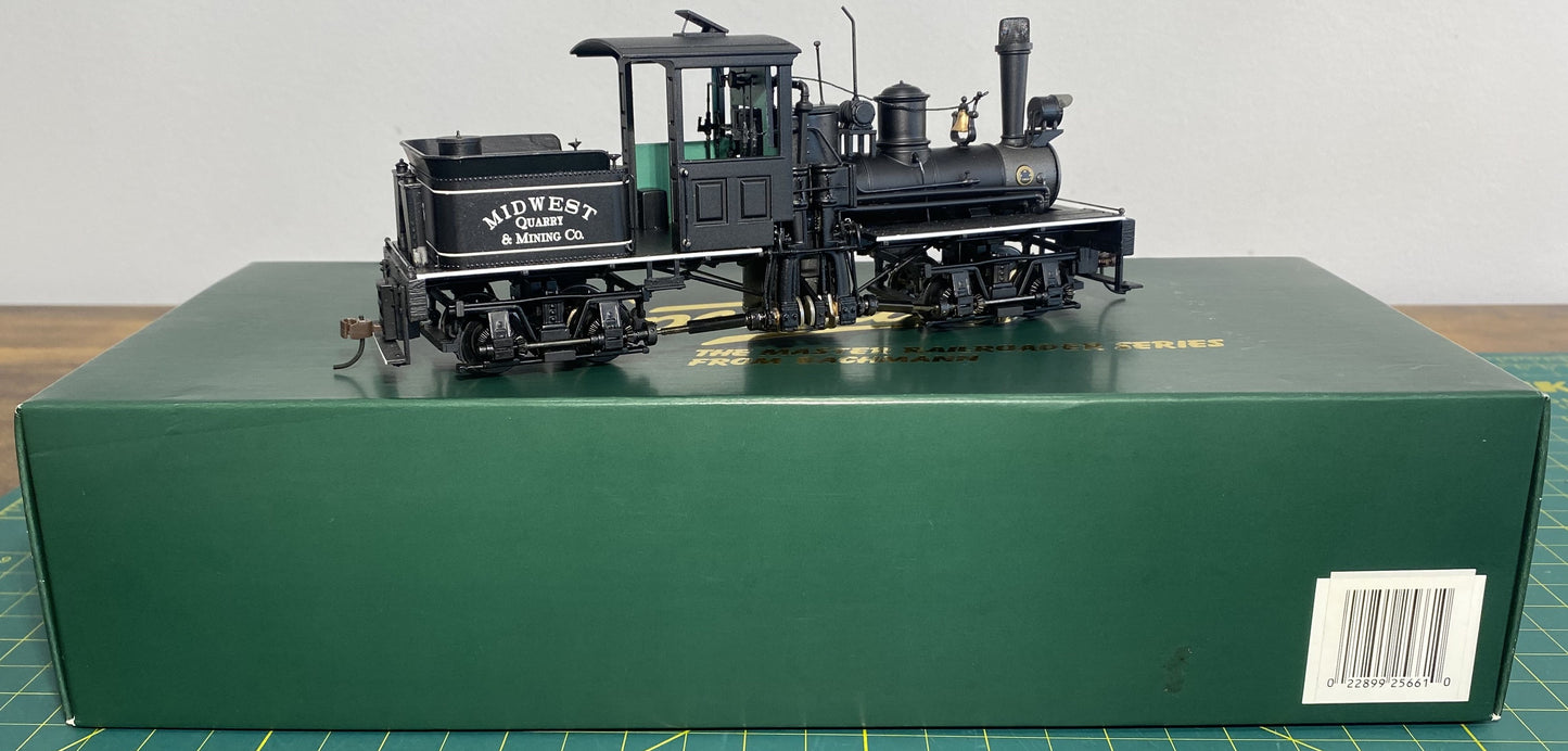 Bachmann 25661 On30 Midwest Quarry & Mining Co. Two-Truck Shay Steam Locomotive