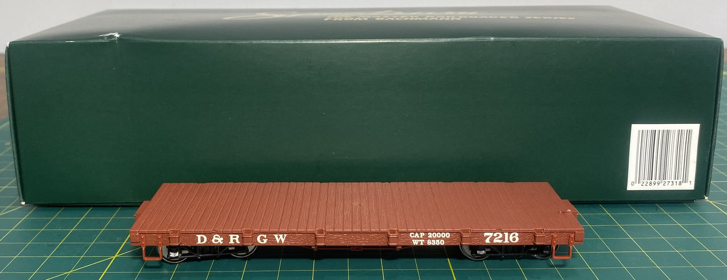 Bachmann 27318 On30 Denver & Rio Grande Western Flat Car #7216