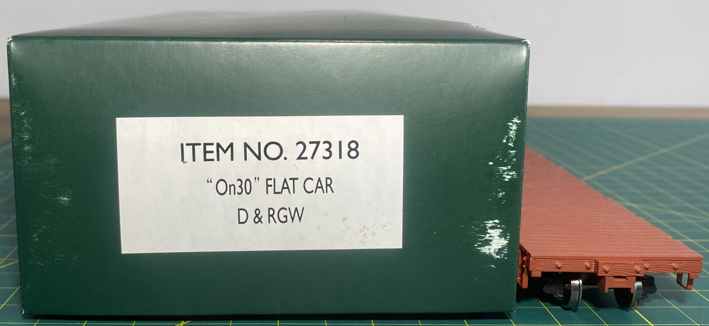 Bachmann 27318 On30 Denver & Rio Grande Western Flat Car #7216