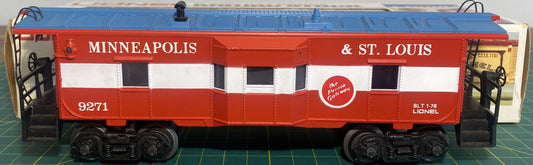 Lionel 6-9271 Minneapolis & St. Louis Bay Window Lighted Caboose
